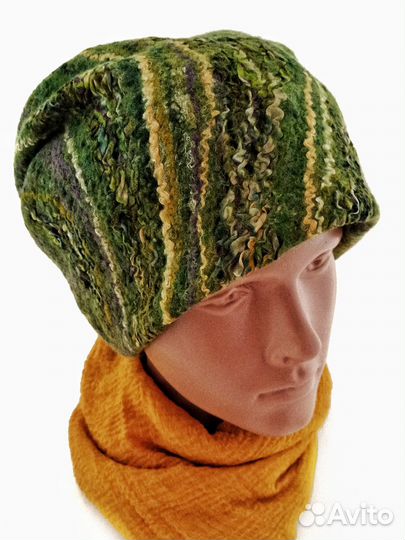 Шапка и рукавички валяные