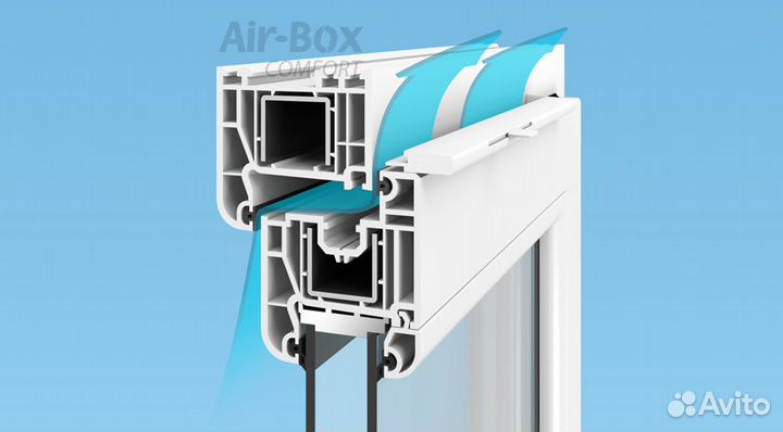 Установка приточного оконного клапана Air-Box