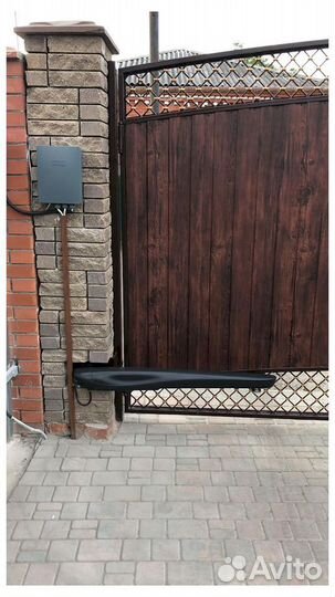 Автоматика для распашных ворот Алютех