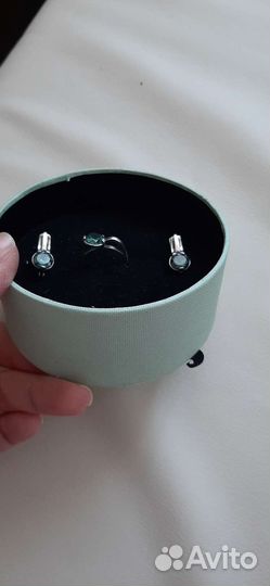 Серьги серебро