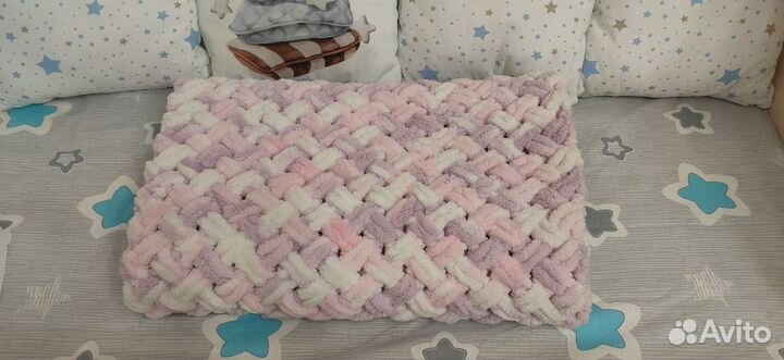 Плед детский плюшевый новый