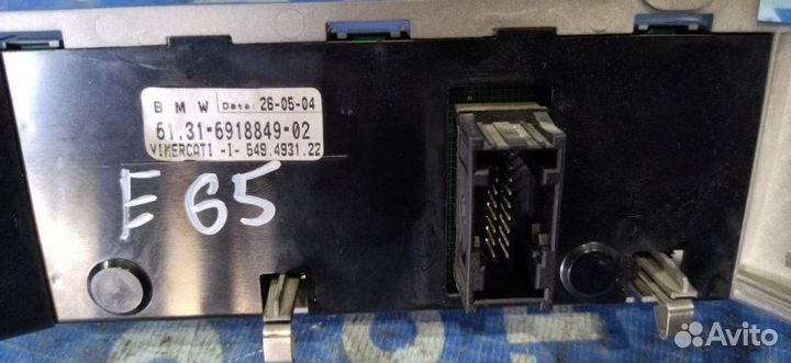 Переключатель света фар Bmw E65 седан N62B44 2004