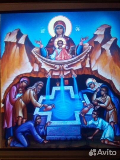 Икона рукописная