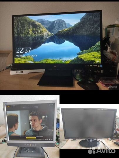 3 шт Монитор Самсунг и хендай