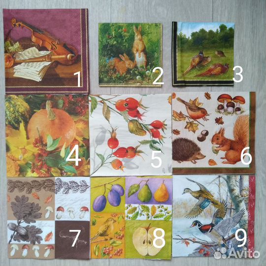 Салфетки для декупажа. Осень