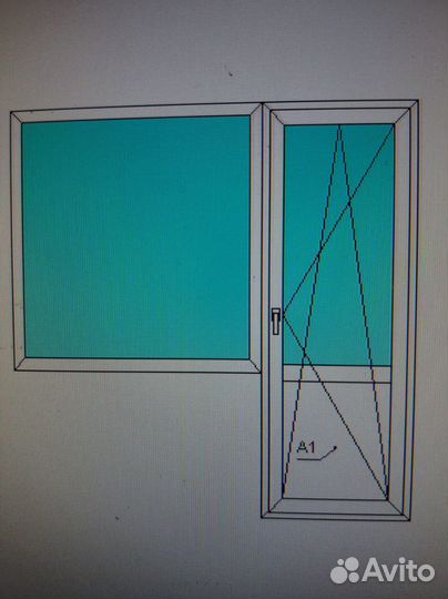 Пластиковые окна. Балконный блок