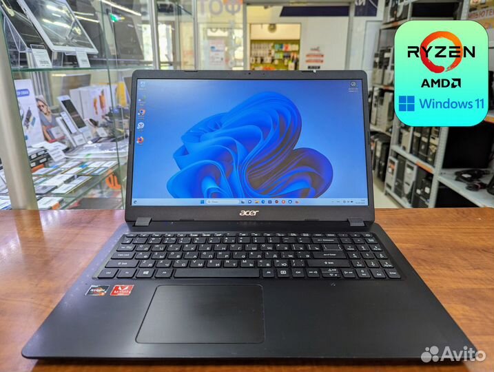 Шустрый ноутбук на Ryzen