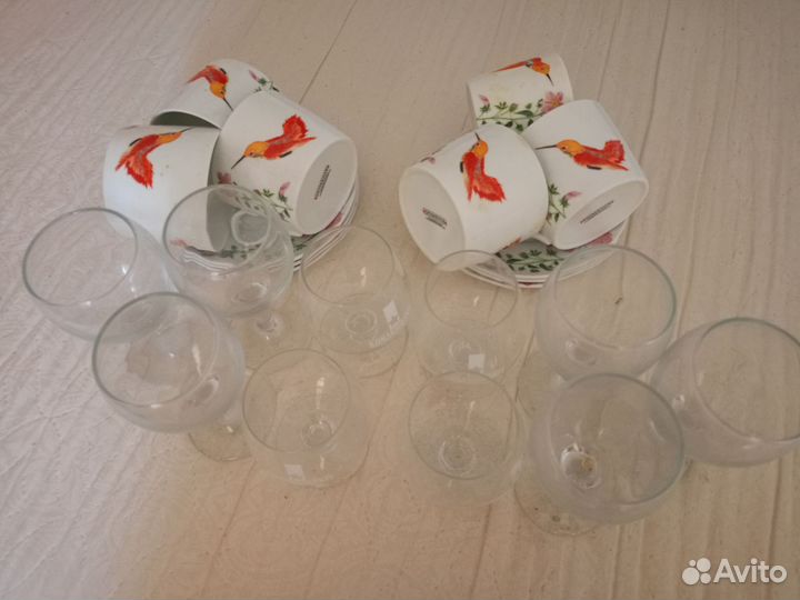 Бокалы, сервиз