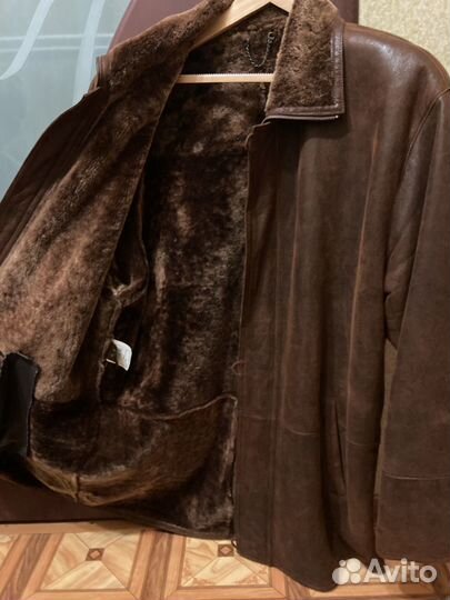 Дубленка натуральная мужская 52 размер