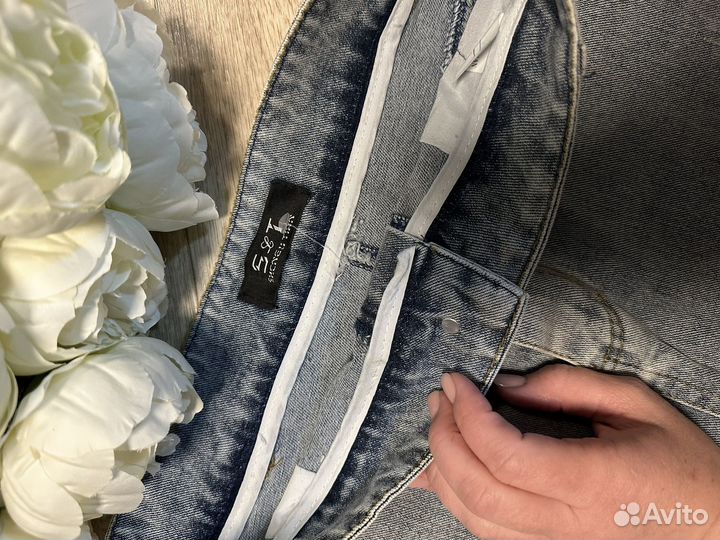 Джинсовая юбка новая 44 размер