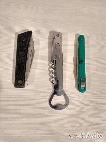 Нож складной Рыбка и открывашка СССР пакетом
