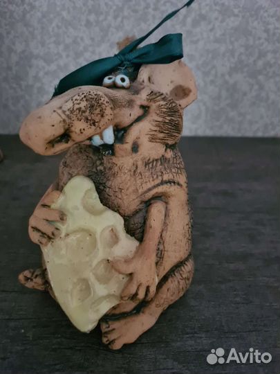 Авторские композиции животных из глины