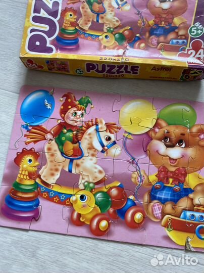Пазлы для малышей пакетом