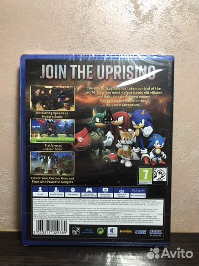 Игры PS4: Sonic Forces (новая)