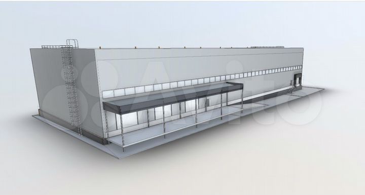 Производственно-складское здание новое, 1451 м²