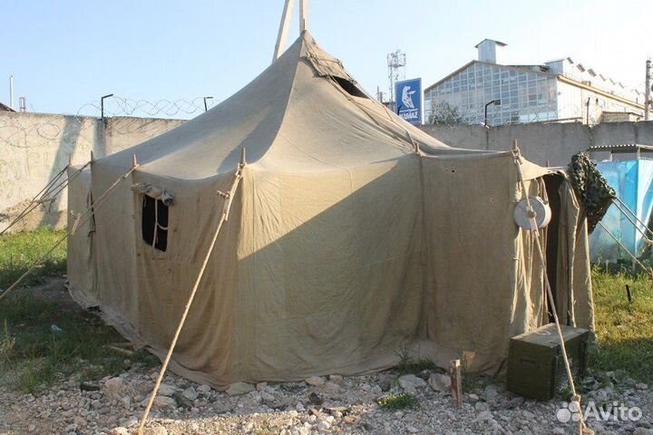 Палатка уст-56 брезентовая с хранения