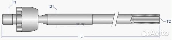CI-AX-0863 тяга рулевая Citroen C5 all 01 CIA