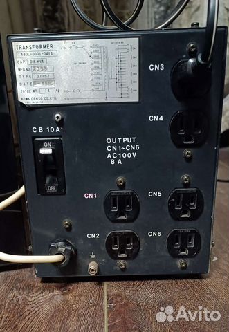 Понижающий трансформатор kowa denso Japan 220-100