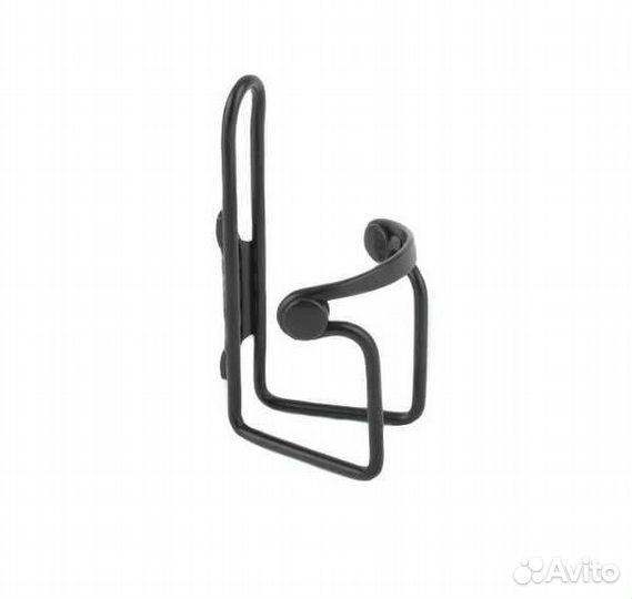 Флягодержатель Alu (чёрный) с вставкой