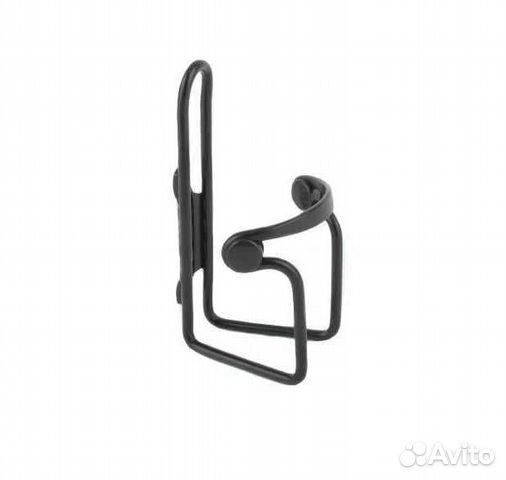 Флягодержатель Alu (чёрный) с вставкой