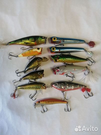 Воблеры, блёсны, поперы