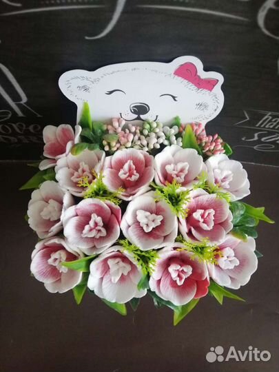 Красивый букет из мыла