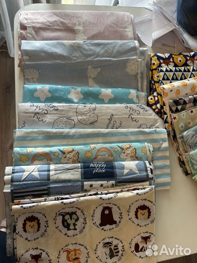 Отрезы хлопка новые