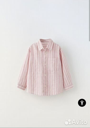 Рубашка zara для девочки 86
