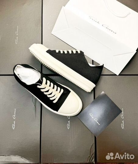 Rick Owens drkshdw low jumbo lace