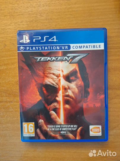 Игра Tekken 7 на PS4, диск