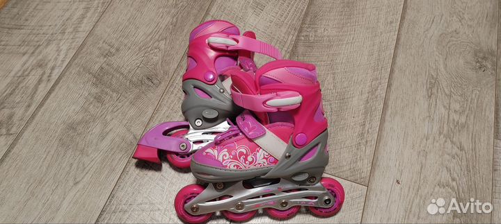 Роликовые коньки детские раздвижные 30-33