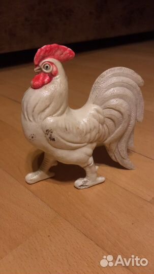 Игрушка Петушок колкий пластик СССР клеймо