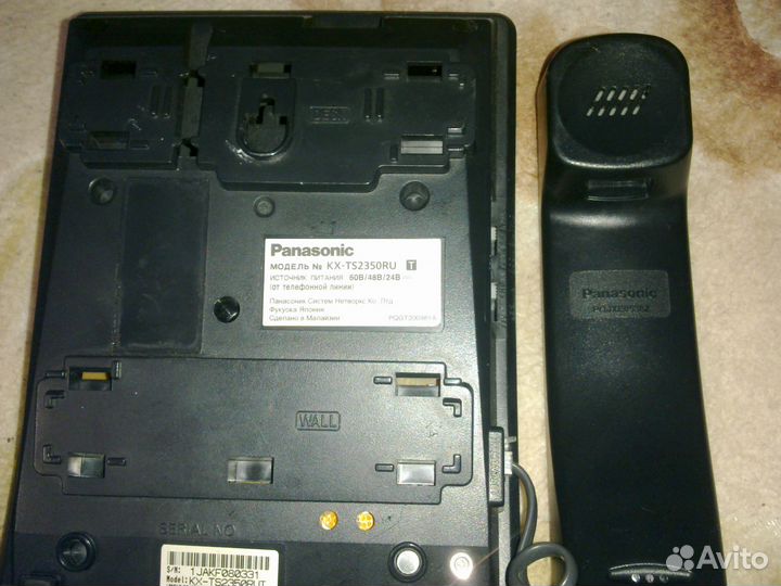 Стац.тлф.\Радиотлф.для дома,офиса Panasonic/dect