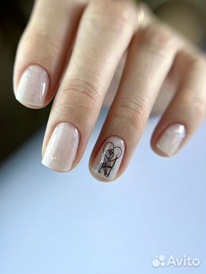 Маникюр с покрытием 