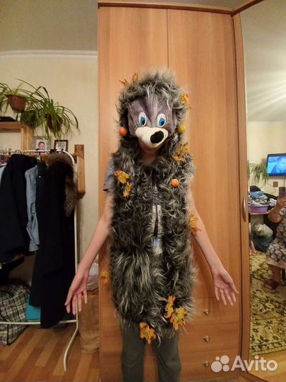 Новогодний костюм ежика