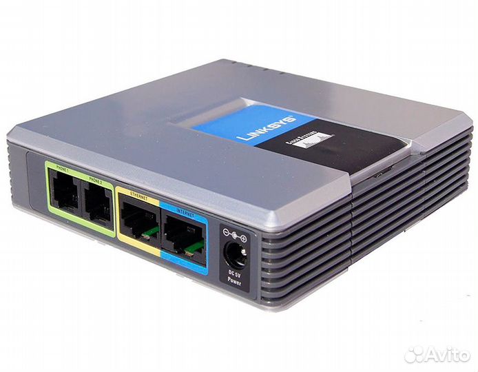 IP телефония Шлюз VoIP Linksys SPA2102