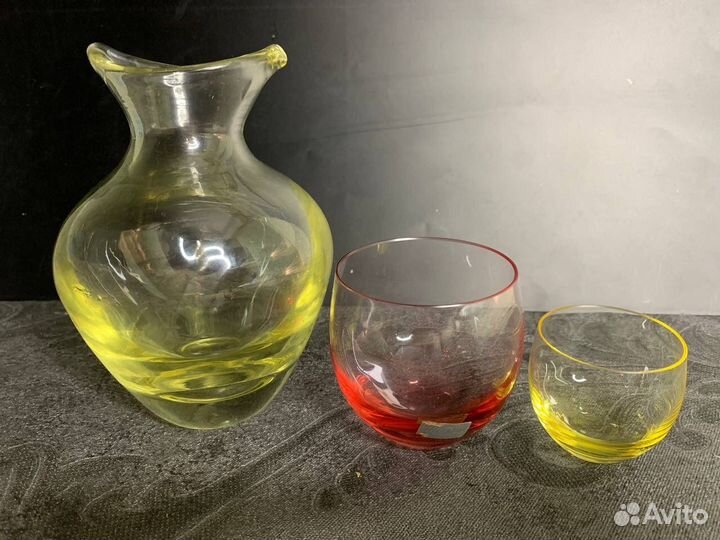 Набор рюмок, кувшин графин ваза стакан Moser