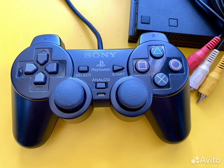 PS2 Slim чип + FreeMcBoot, флешка с играми