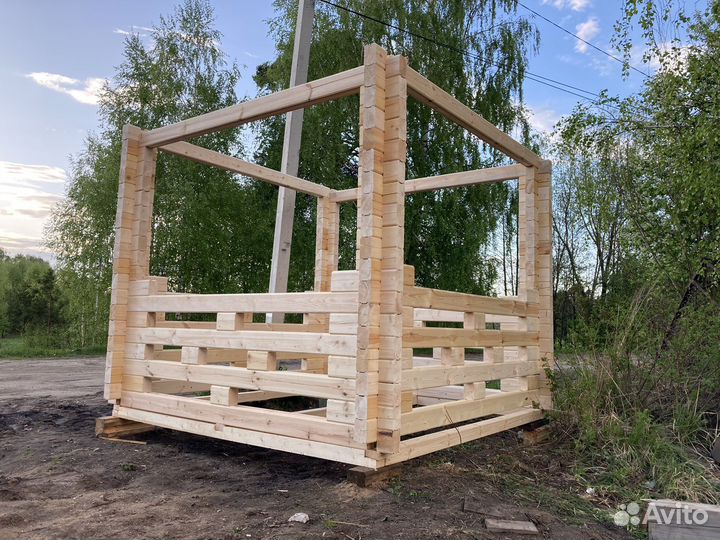 Беседка из профилированного бруса