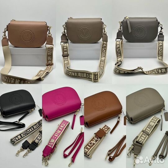 Сумка Versace натуральная кожа
