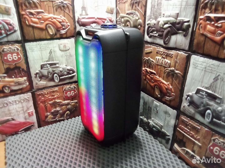 Блютуз колонка большая караоке пульт ду