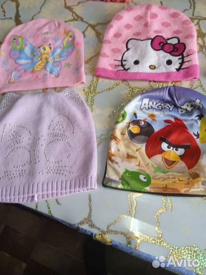 Детские шапочки для девочек