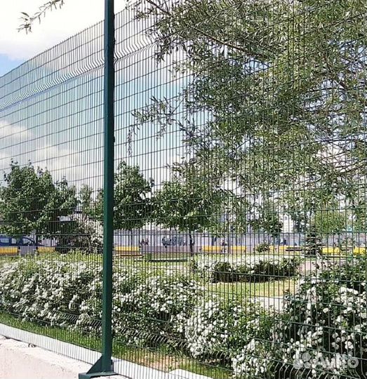 Забор сетка 3д