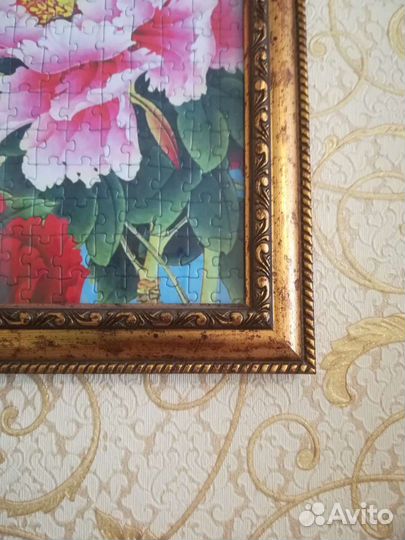 Картина из пазлов Павлин