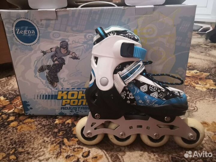 Роликовые коньки детские раздвижные