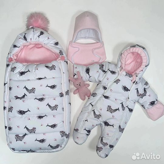 Комбинезон и конверт