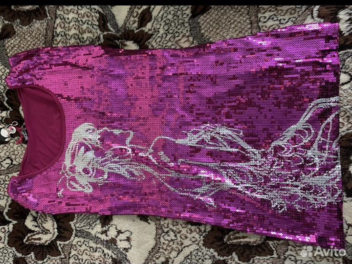 Платье с паетками