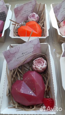 Сердце мыло ручной работы