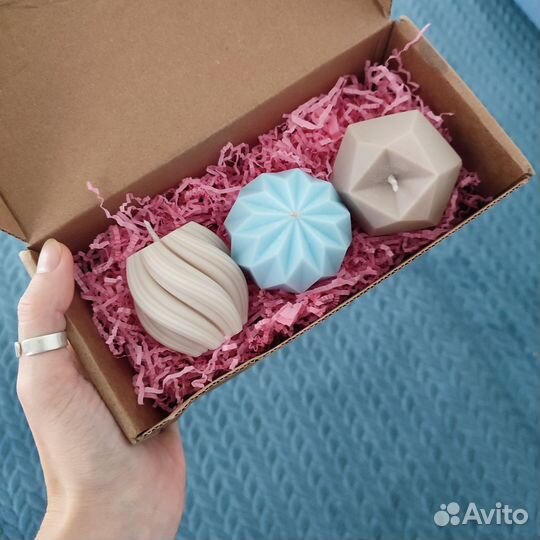 Свечи восковые, ручной работы