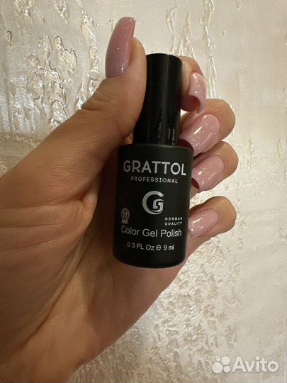 Гель лак grattol opal azure новый